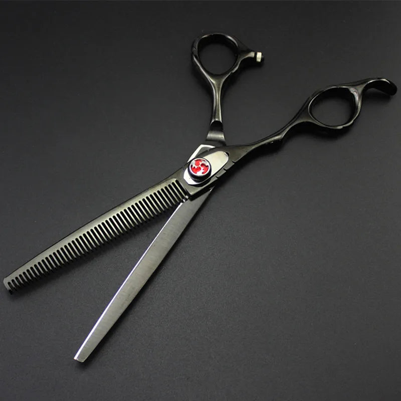 Yoru no Yami Darkness Series 7" Left Handed Japanese Steel Hairdressing Scissors