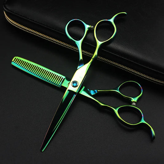Akari Glow Series 6" Japanese Steel Hairdressing Scissors