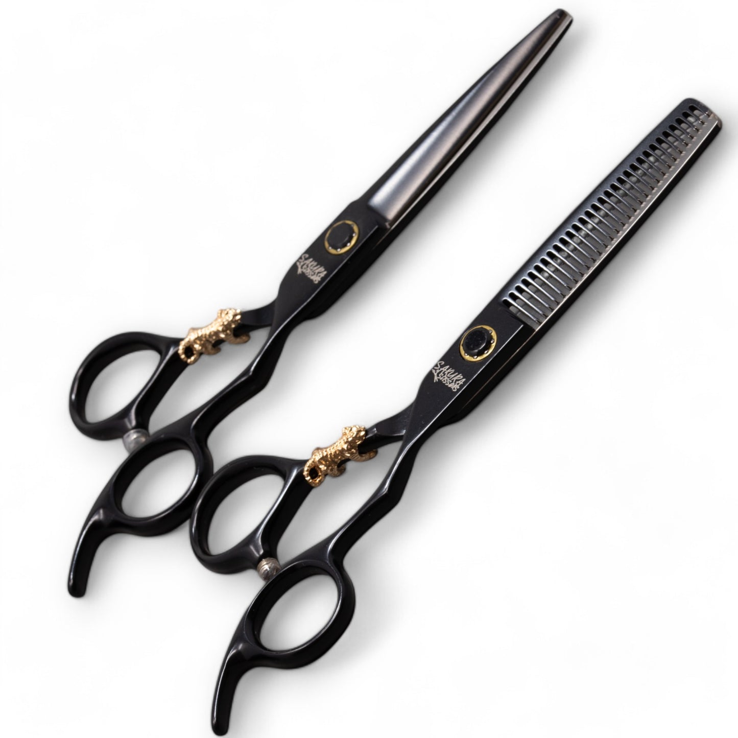 Kuroku Noir Series 6" Japanese Steel Hairdressing Scissors