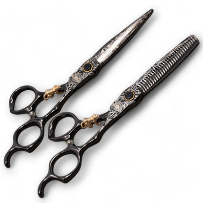 Ganbatte Series 6" Japanese Steel Hair Scissors